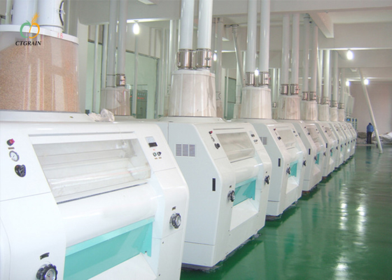 Pneumatic 100tpd Commercial Flour Mill Machine