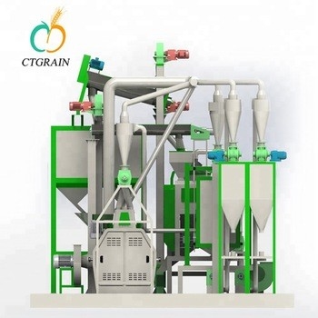 Maize Milling And Packaging Plant Automatic Flour Mill Plant CE Approved