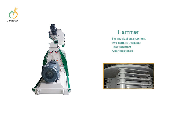 Hammer Mill And Pellet Grain Crusher Machine