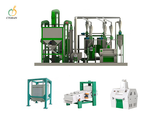 All Purpose 20TPD Flour Mill Machinery maize milling machine
